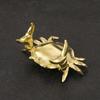 Vintage Desktop Decorations Pen Holder Crafts Solid Brass Pen Stand Crab/Scorpion/Lobster Shaped Animal Miniatures Gifts