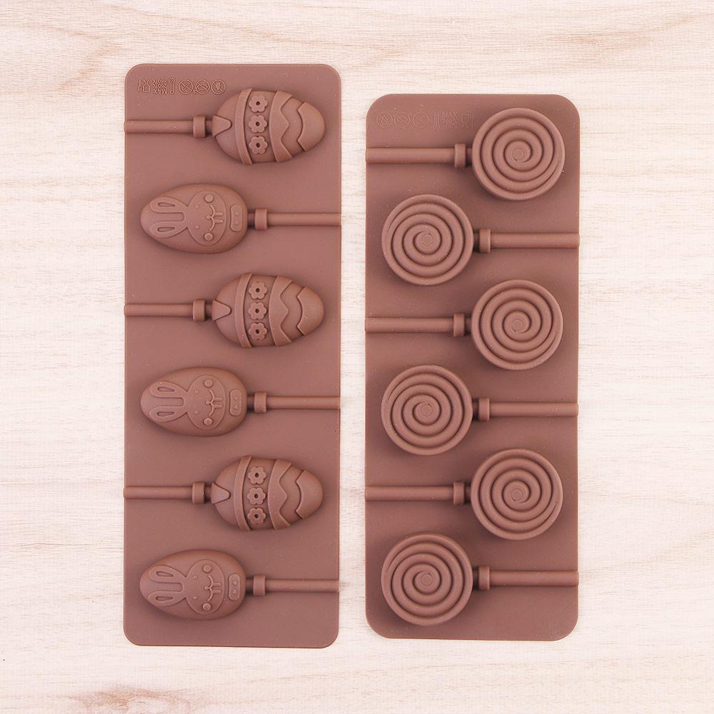 Gum Decorating Tools Cake Chocolate  Soap Chocolate Mould Lollipop Mold Bakeware Easter Mold