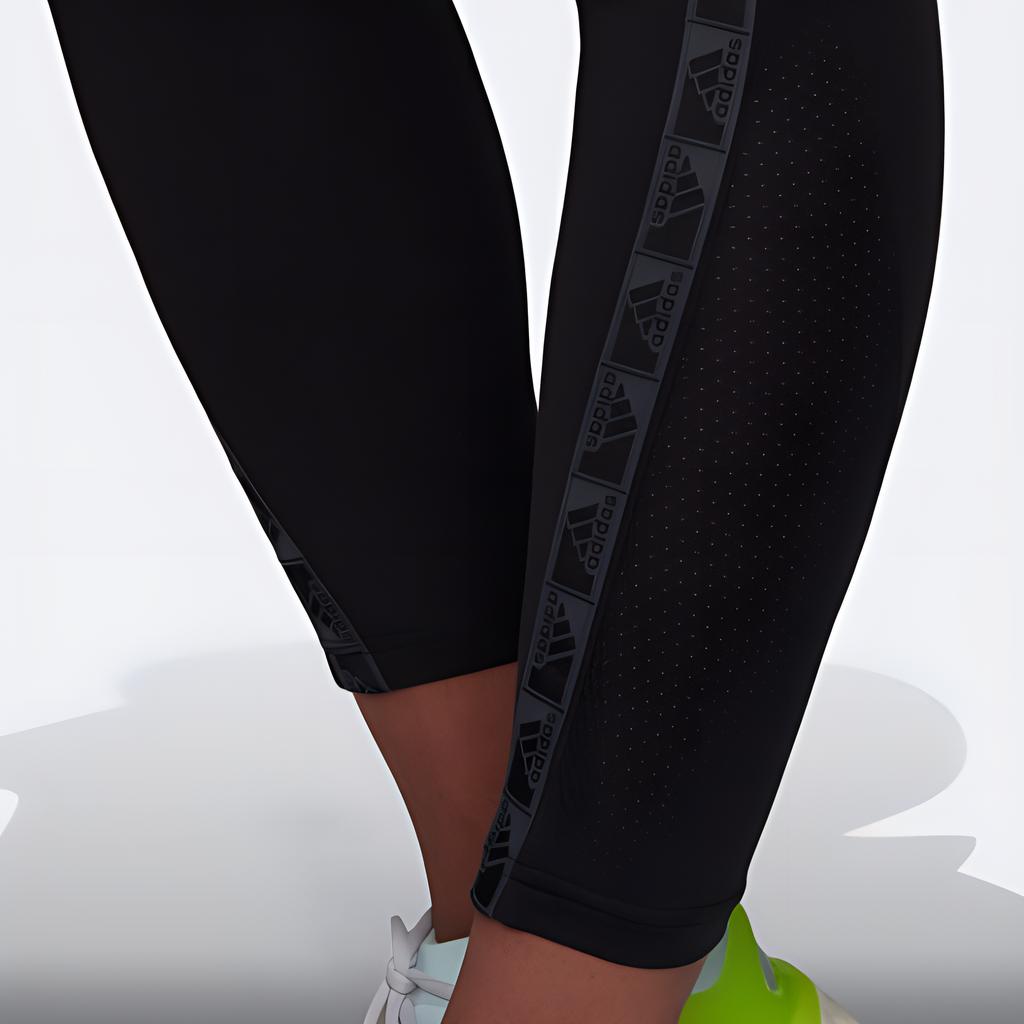 Adidas Sports Casual Breathable Fitness Leggings Women Bottoms Black GS1346