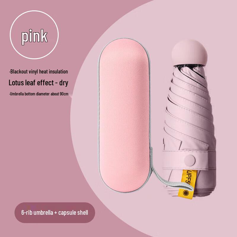 ZhuoPu Ultra-Compact UV Protection Capsule Umbrella