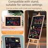 Freestanding Blackboard Wooden Mini Board Activity Sign Drawing Board  Tabletop Menu Board