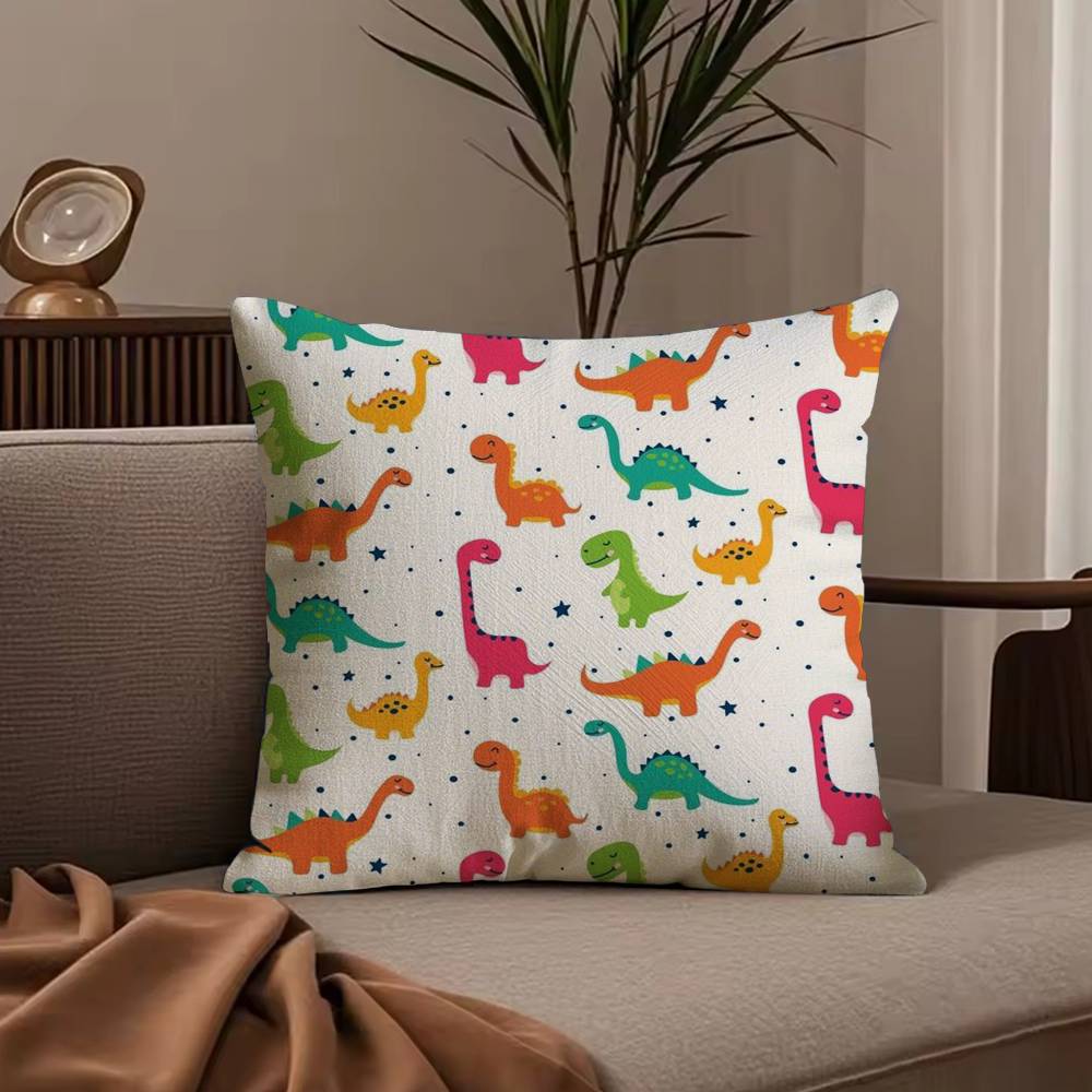 Cute D-Dinosaurs pattern Pillow Case null