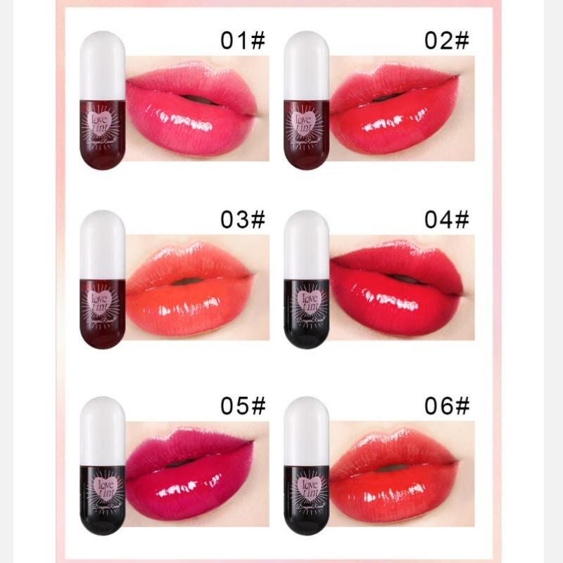 6 Colors Lips Makeup Lipstick Lip Gloss Long Lasting Moisture Cosmetic Lipstick Matte Lipstick, Moisturizing Lip Gloss Lip Glaze Mirror Lipstick