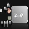 Wall Storage Hook Punch-free Power Plug Socket Holder Kitchen Stealth Hook Wall Adhesive Hanger for Bathroom