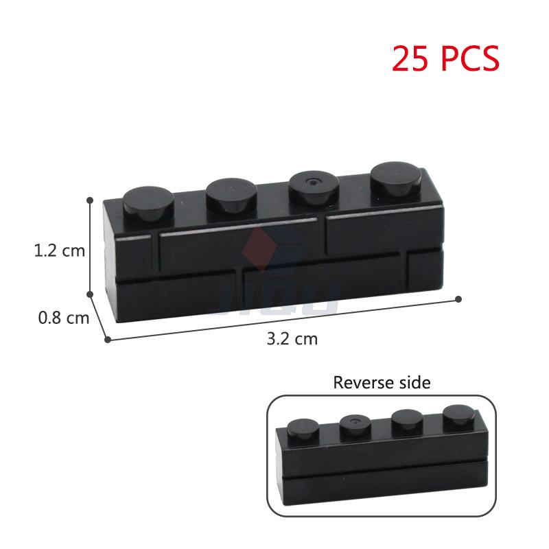 MOC 1x2 1x3 1x4 L Dots Masonry Profile Thick Brick Creative Figures House Contruction Building Blocks Toy Compatible 98283 15533