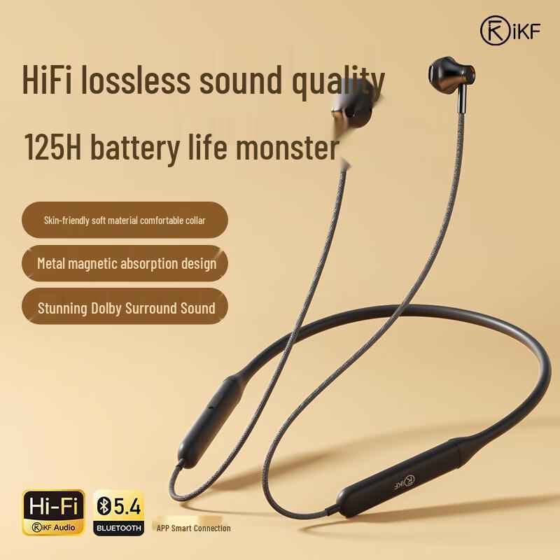 

iKF W1 S Neckband Bluetooth Sport Earphones Standard with APP Support