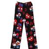 Cartoon Kat Flanellen Pyjamabroek Dames Winter Koraal Fleece Dik Warm Loungewear Huisbroek