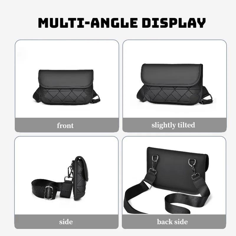 Fashionable Men's Shoulder Bag, High-quality PU Fabric, Men's Crossbody Bag, Casual Shopping Crossbody Bag, Mobile Phone Bag,etc