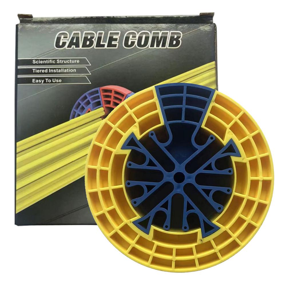 Cable Comb Tool Network Carding Device Cable Comb Cable Dresser Bundler Organizing Tool Ethernet Comb Cable Management Gadgets