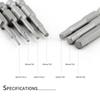 7/10pcs Hexagon Screwdriver Bit Set 1/4" Hex Shank 50mm Hex Head Screw Driver Bits For Power Tool H2 H3 H4 H5 H6 H7 H8