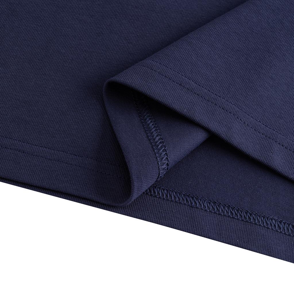 Anta Short Sleeve Knitted T-Shirt Summer 2026 Unisex Tops Dark-Blue 972628113-1