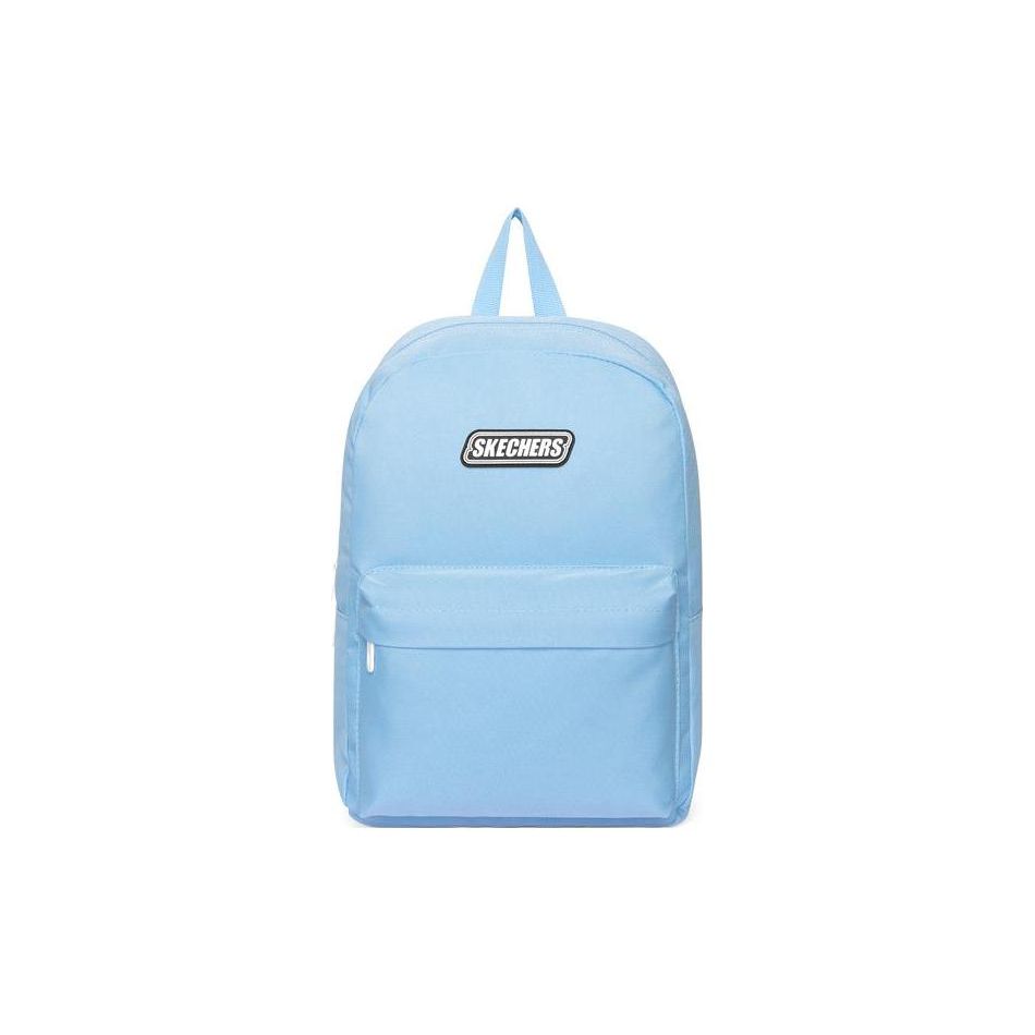 Skechers Logo Large Capacity Portable Commuter Fabric Backpack Unisex Backpack Light-Blue L419K050-0026 Dewy Blue