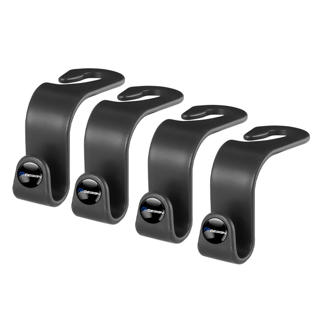 2/4pcs Plastic Car Seat Back Detachable Hook Inside Car Storage Pendant For Volvo XC90 XC60 C30 T6 S60 C70 XC40 V40 V70 V60 S80