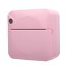 Mini Thermal Printer Bluetooth Inkless Portable Printer Pocket Label Maker with APP for DIY Photos Study Notes Pink