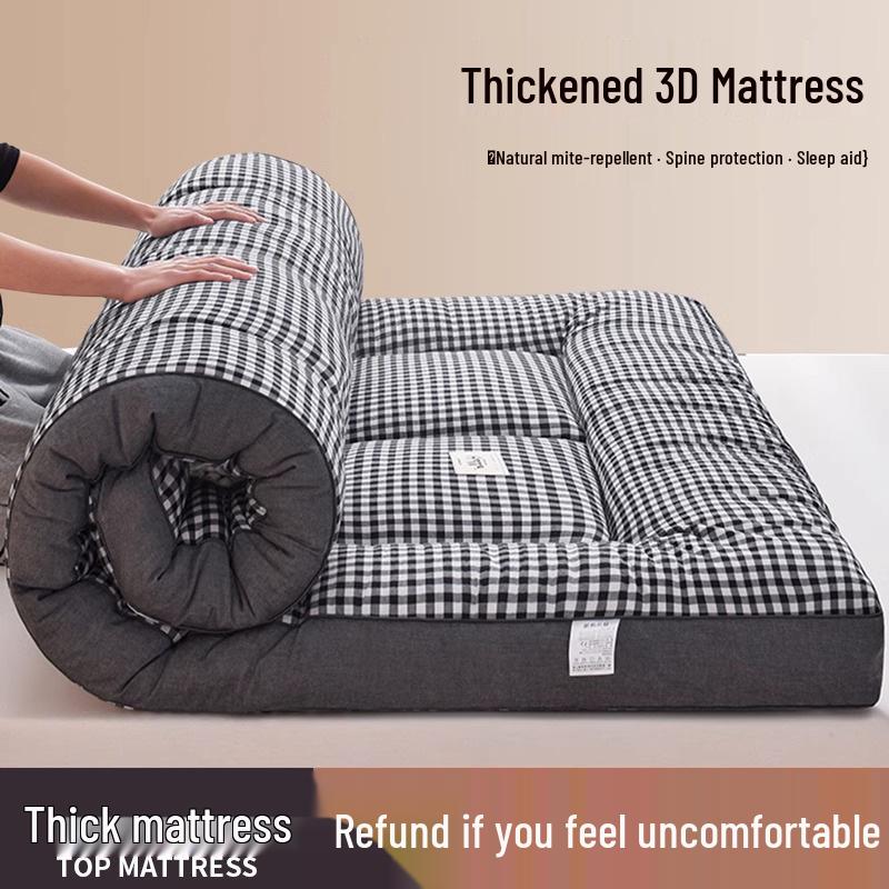3D Soft Cushion Tatami Mattress Pad for Home, Dorm, or Rentals