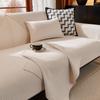 Wohnzimmersofas Rutschfeste einfarbige Chenille-Sofakissen-Couchbezüge Matte Schonbezug Funda Sofamatte