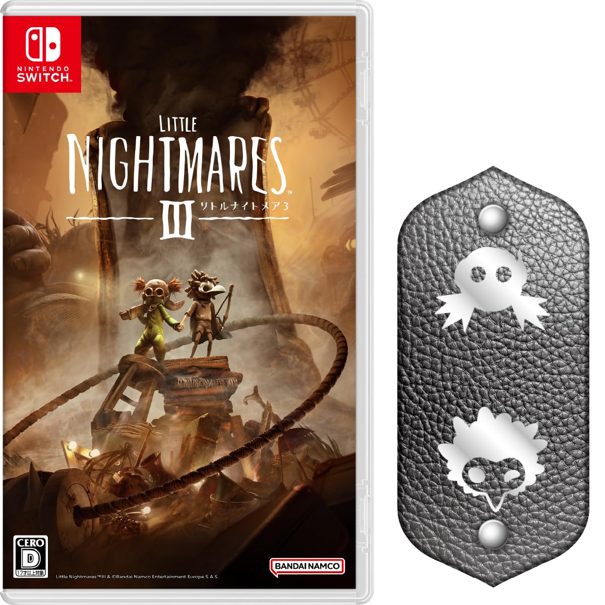 

Little Nightmares 3 Switch Оригинальный держатель для кожаного шнура Покупка Код бонуса на шесть костюмов в комплекте - [Бонус] и [Ранний бонус] «Темный набор»