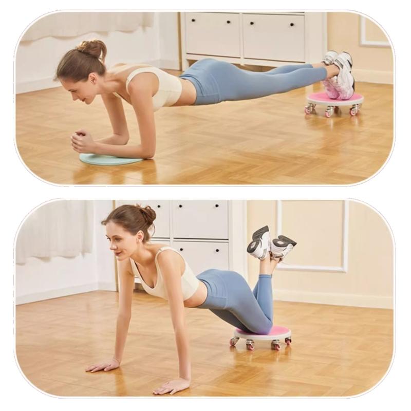 Six Wheels Roller No Noise Abdominal Wheel For Arms Waist Belly Core Exercise Gym Fitness Equipment Muscle Training