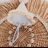 Pălărie Nouă Dulce de Ziua de Naștere Pompon Realizat Manual Culoare Neutră Pălărie de Ziua de Naștere Prințesă Pălărie cu Volane din Dantelă Decorațiune de Ziua de Naștere