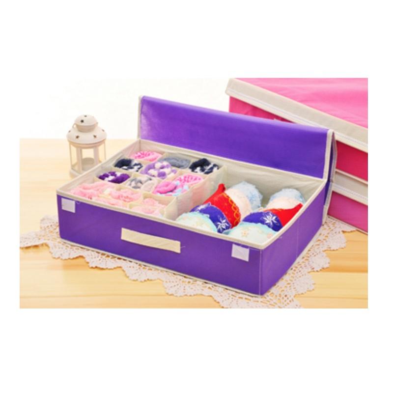 Non-woven Underwear Socks Tie Storage Box Separation  Cover Closet Box