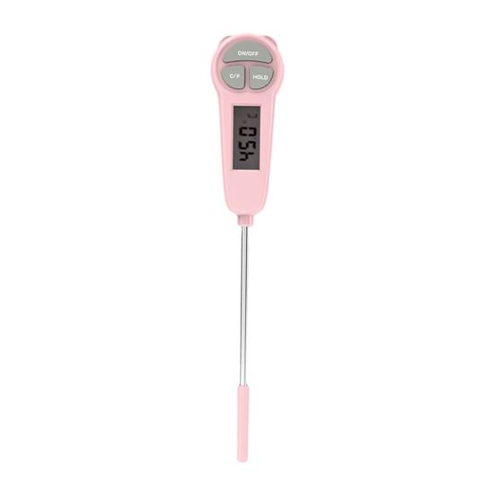 Food Thermometer, Instant Read Digital Cooking Thermometer, Accurate Temperature Measurement, for Grilling Baking Candy Frying Oil