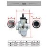 Heavy Duty Dirt Bikes Carburetor Conversion Kit Optimized Fuel Delivery System Quick Upgraded For Motorcycles Sand Rails
