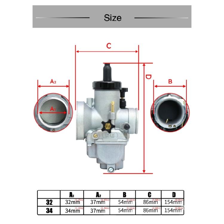 Heavy Duty Dirt Bikes Carburetor Conversion Kit Optimized Fuel Delivery System Quick Upgraded For Motorcycles Sand Rails