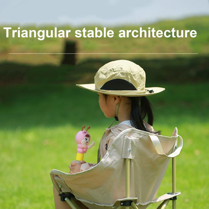 Children Camping Folding Chair Outdoor Fishing Chair Foldable Portable Camping Chair Heavy Duty for Famliy Travelling