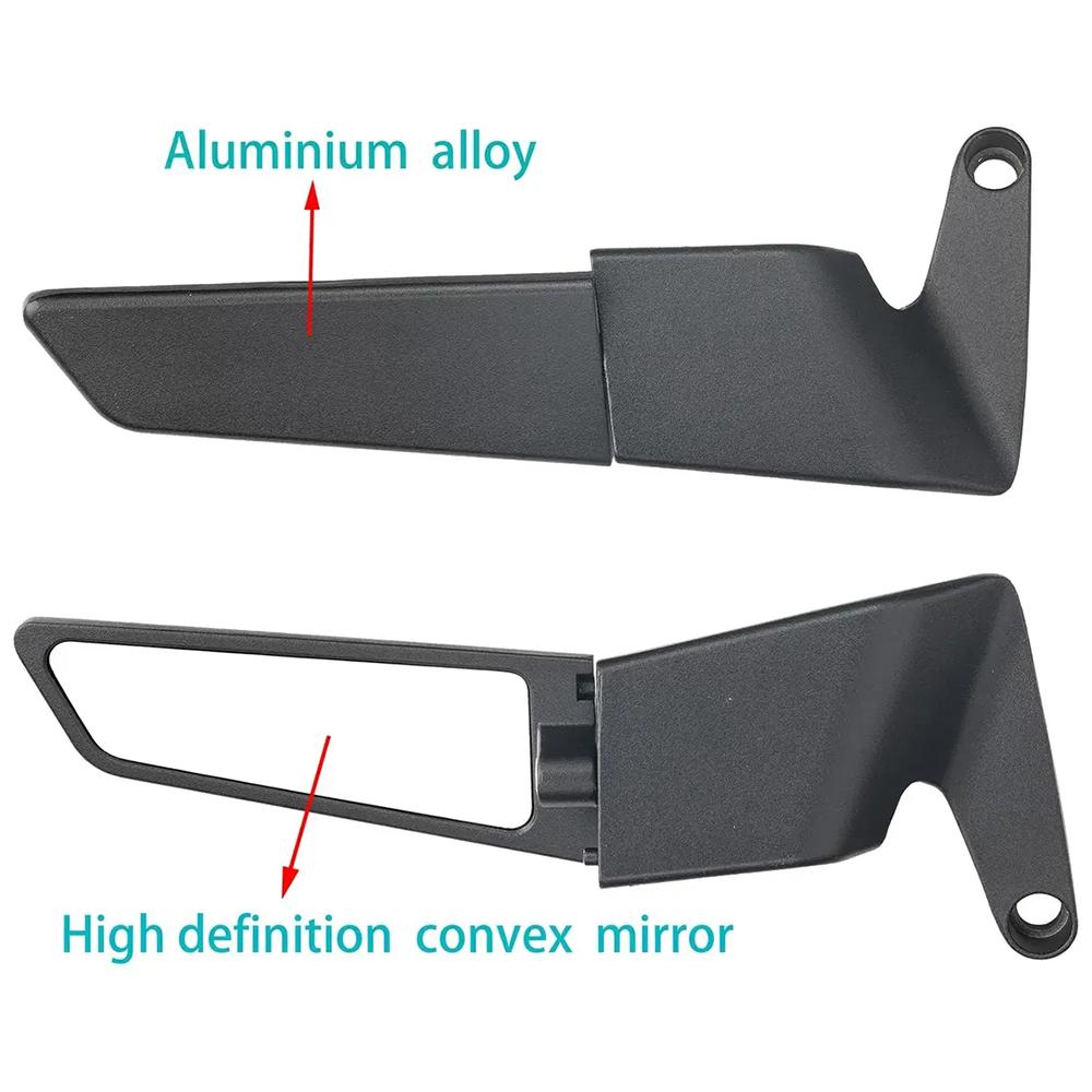 Motorcycle Mirrors Stealth Winglets Mirror Kits Adjustable Mirrors Motorcycle Wing Mirrors For Kawasaki YAMAHA XMAX KTM BMW