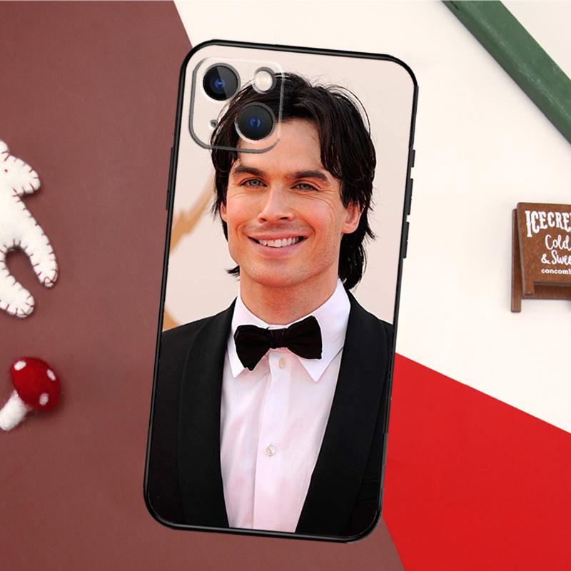 Damon Salvatore Vampire Diaries Case For iPhone 15 Pro Max 14 13 12 11 16 17 Pro Max Mini 15 16 Plus 16e 17 Air Back Cover