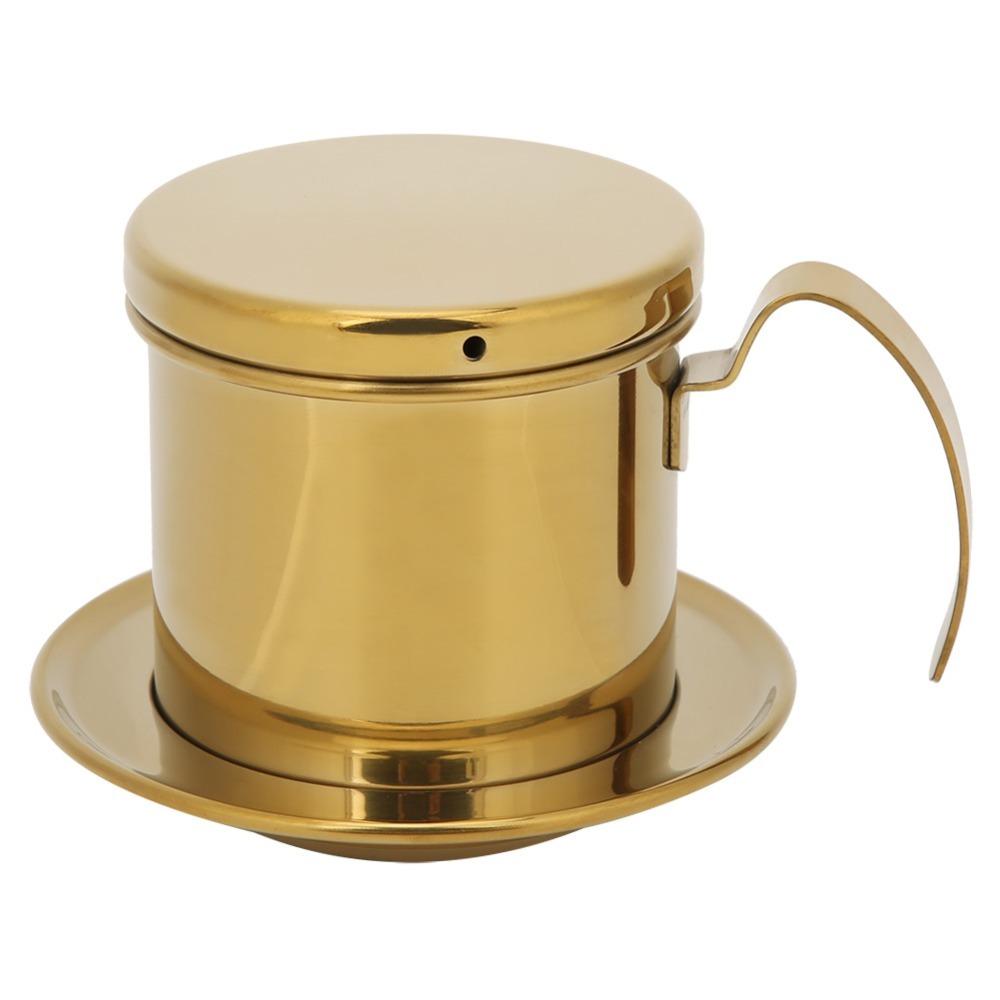 Portable Vietnamese Coffee Filter Stainless Steel Coffee Filter Drip Pot Coffee Drip Pot Home Use