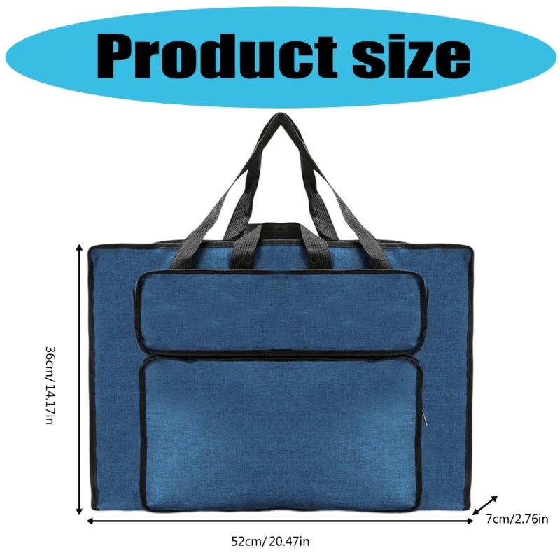 Small Drawing Board Carrying Bag Art Folder Bag with Handle Artist Carrying Bag For Artists Student Outdoor Painting