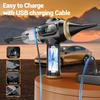 Portable Car Vacuum Cordless Mini Handheld Vacuums Cleaner Rechargeable With LCD Display And Multi-Nozzles, High Power Hand Held Cleaners For Car,