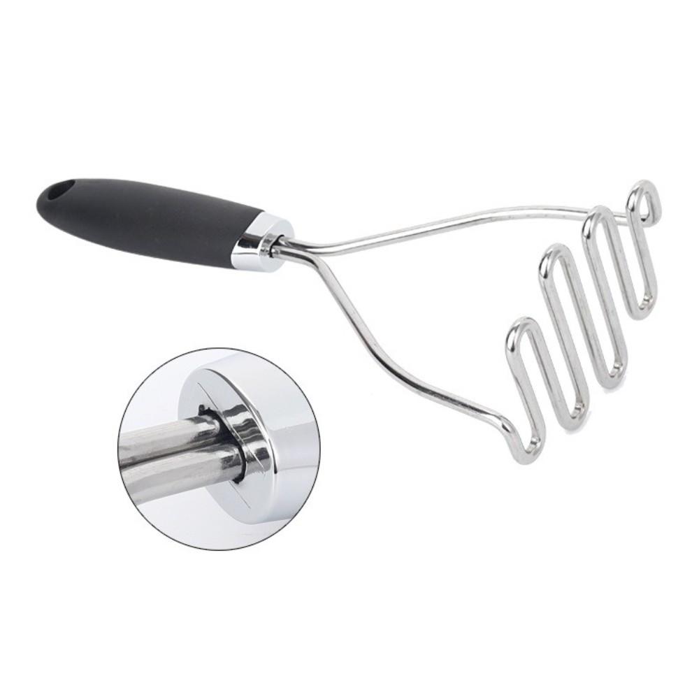 Wave Manual Potato Masher Stainless Steel Mud Press Masher Vegetable Crusher  Children Food