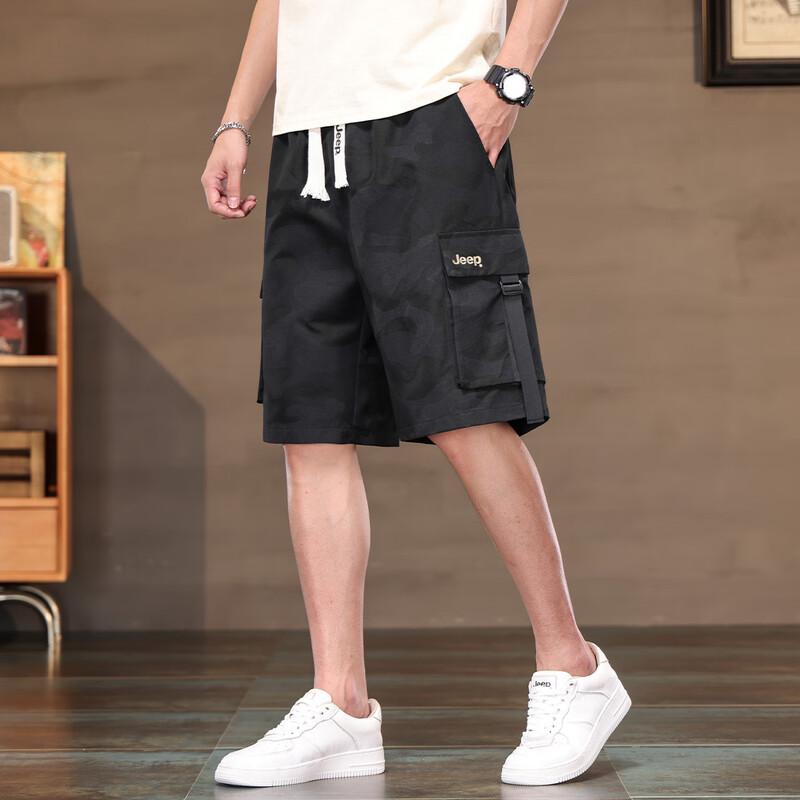 Jeep Men's Summer Camouflage Cargo Shorts