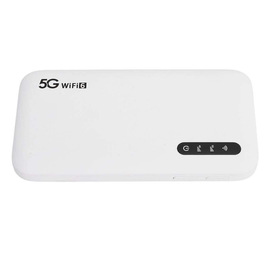 5G WiFi 6 Mobile Hotspot High Speed Support 16 Devices 6100mAh Portable WiFi Hotspot Router with SIM Card Slot for
