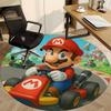 1pc Mario Kart Race Office Round Area Rug, Bedroom Living Room Home Decor, Room Deco,  Offic A1016230