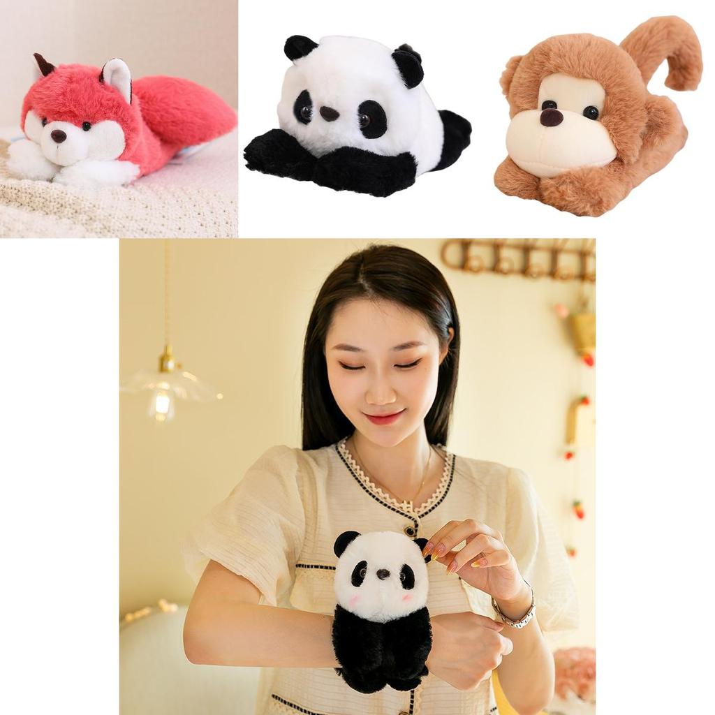 Bracelet Animal Plush Toy Nativity Decor Clap Circle Wrist Bands Christmas Gift