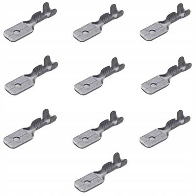 Zástrčka 6,3x0,8mm – Izolovaná | Sada 10 kusů | Bezpečné spojování vodičů