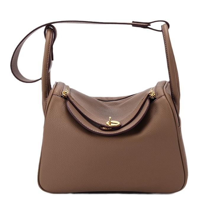 Leather Light Luxury First Layer Cowhide Portable Simple Bag High Fashion Messenger Doctor Mini Shoulder Bag