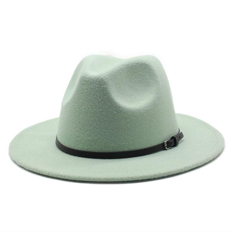 Hat Ladies Jazz Hat Seasonal British Retro Top Hat Ladies Trendy Ladies Woolen Gentleman Hat