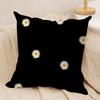 Federa per Cuscino Fiori di Margherita Classici Morbido Peluche Cuscino Decorativo a Coperta Custodia Decorativa Stampata su Entrambi i Lati per Decorazione Divano