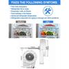 50240401000Q 12V 4W Refrigerator Evaporator Fan Motor Replacement Refrigerator Fan Motor ZWF-02-4 2100RPM CCW Freezer Condenser