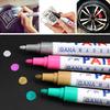 1 buc Alb Impermeabil Mașini Roată Anvelopă Marker Uleios Auto Cauciuc Anvelopă Vopsea Marker Cd Metal Permanent Vopsea Marker Graffiti Retuș