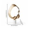 Tabletop Sculpture Modern Abstract Art Sleek for Living Room, Entryway