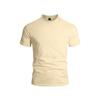 Men Plus Size Solid Color Casual Short Sleeve T Shirt