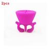 Portable Silicone Nail Polish Container Sleeve With Spillresistant Clamp For Manicurists