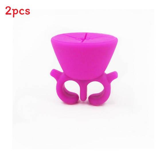 Portable Silicone Nail Polish Container Sleeve With Spillresistant Clamp For Manicurists
