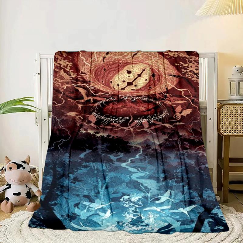 Tree Of Life Sword Symbol Blanket Flannel Blanket for bed, sofa, Camping, Hiking, Picnic Essentials, gift for family Fan gifts