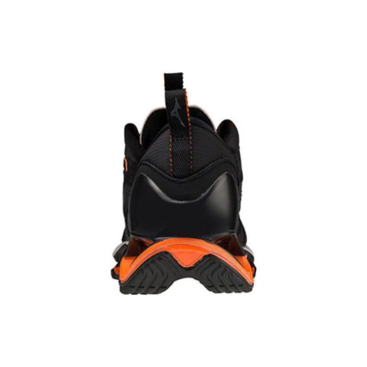 Mizuno Prophecy 11 Scarpe da Corsa Casual Unisex Basse Grigio-Nero-Arancio Tomaia in Tessuto e Pelle Comfort Sportive Ammortizzate AntiscivoloJ1GC220009